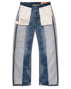 Le Pétite Jean W26 L30 denim jeans displayed on a plain background, showcasing the fit and style of the product.