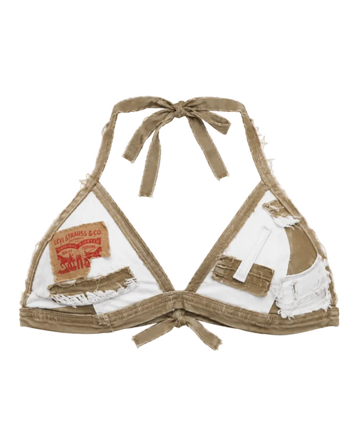 Le Pétite Jean The Sand bralet featuring soft fabric, adjustable straps, and a stylish, minimalist design for comfortable wear.