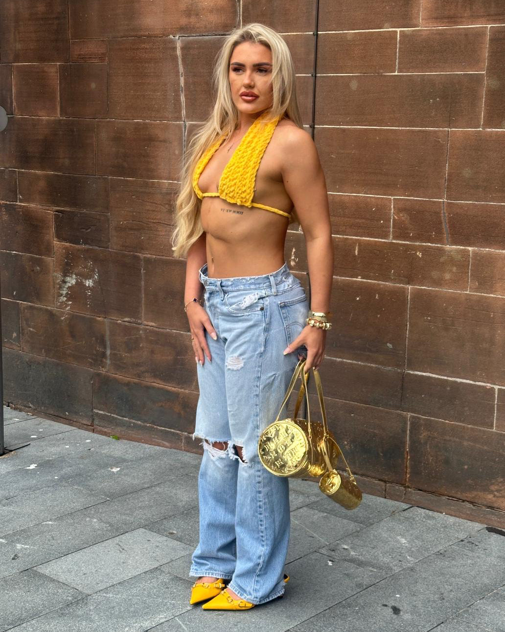 Blue Ripped Jeans